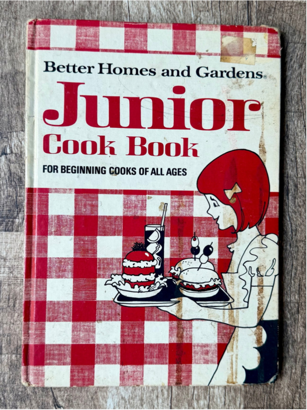 Vintage Better Homes and Gardens Junior Cook Book Red and White